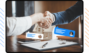 two people shaking hands