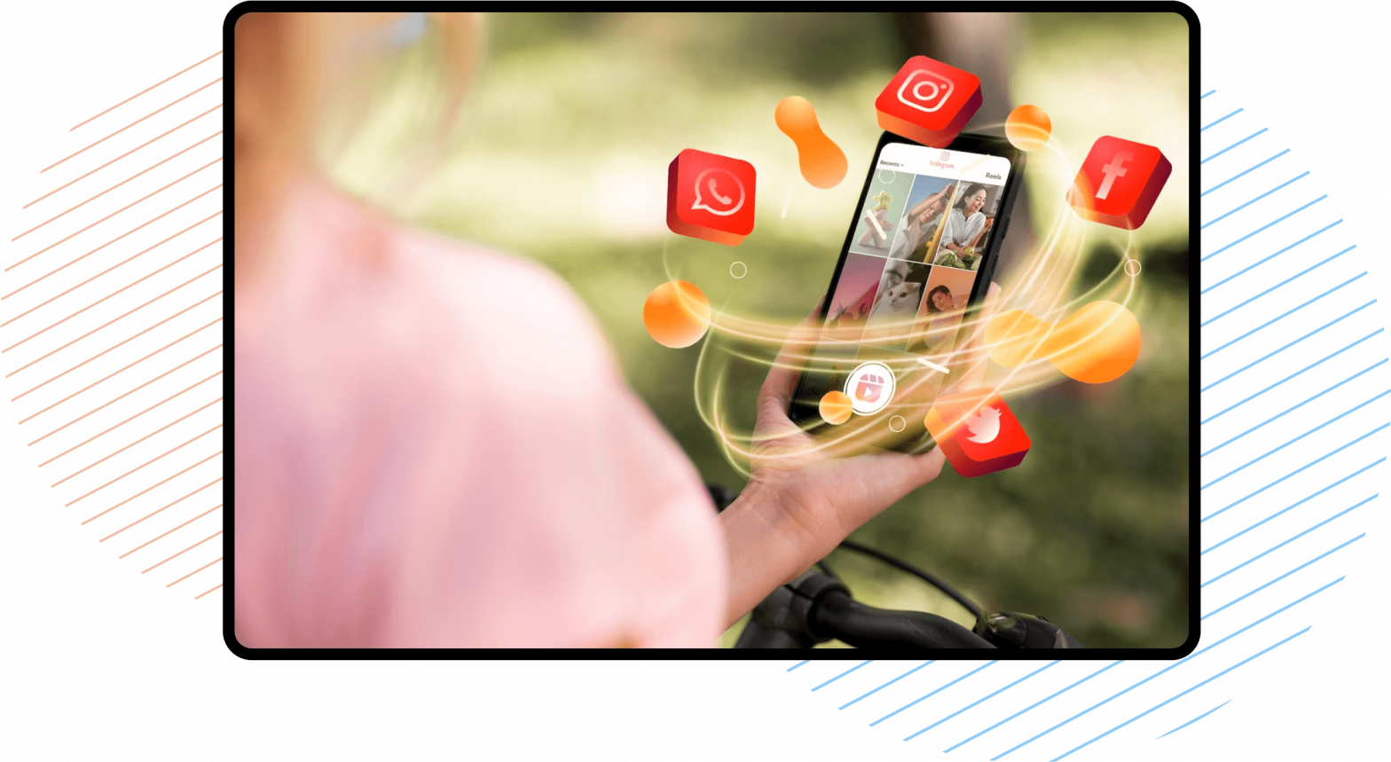 person holding phone